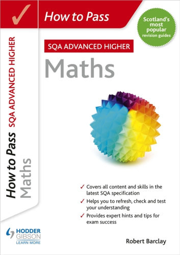 How to Pass Advanced Higher Maths-9781398312210