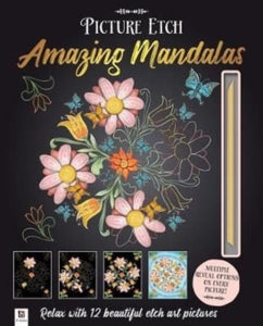 Picture Etch: Amazing Mandalas-9781488915260
