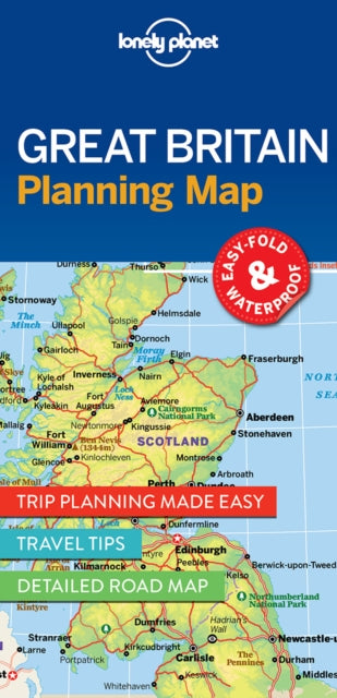 Lonely Planet Great Britain Planning Map-9781786579058