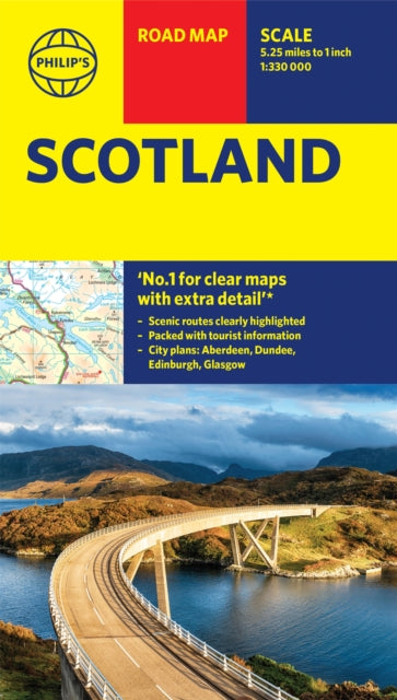 Philip's Scotland Road Map-9781849075510
