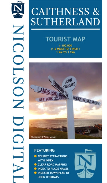 Caithness & Sutherland Tourist Map-9781912046676