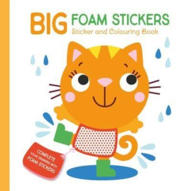 Big Foam Stickers: Cat-9789464544954