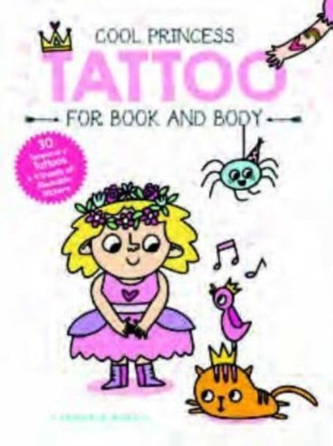 Princess Lily (Cool Princess Tattoo Book)-9789464546613